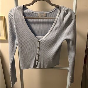 Old Navy Blue Sweater Set with Tank Top